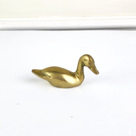 Brass Duck Miniature Taiwan - Picture 1 of 5